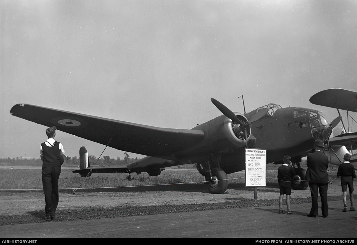 Aircraft Photo of P5336 | Handley Page HP.52 Hampden Mk1 | Canada - Air Force | AirHistory.net #481528