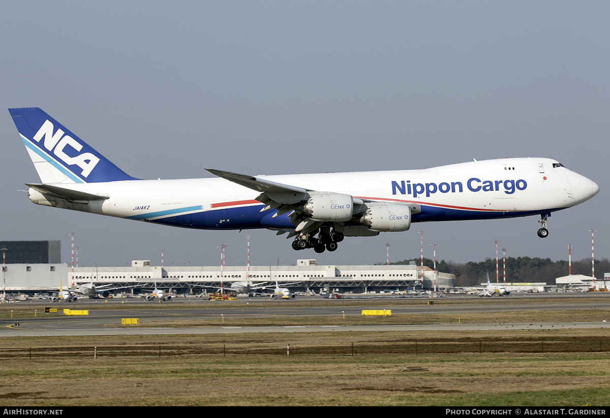Aircraft Photo of JA14KZ | Boeing 747-8KZF/SCD | Nippon Cargo Airlines - NCA | AirHistory.net #481540