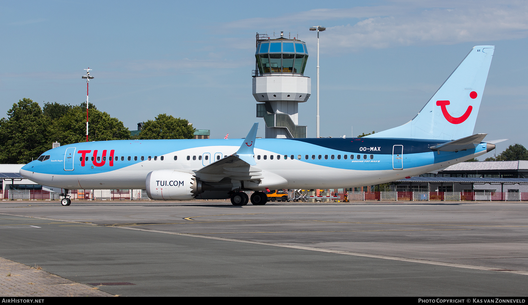 Aircraft Photo of OO-MAX | Boeing 737-8 Max 8 | TUI | AirHistory.net #481556
