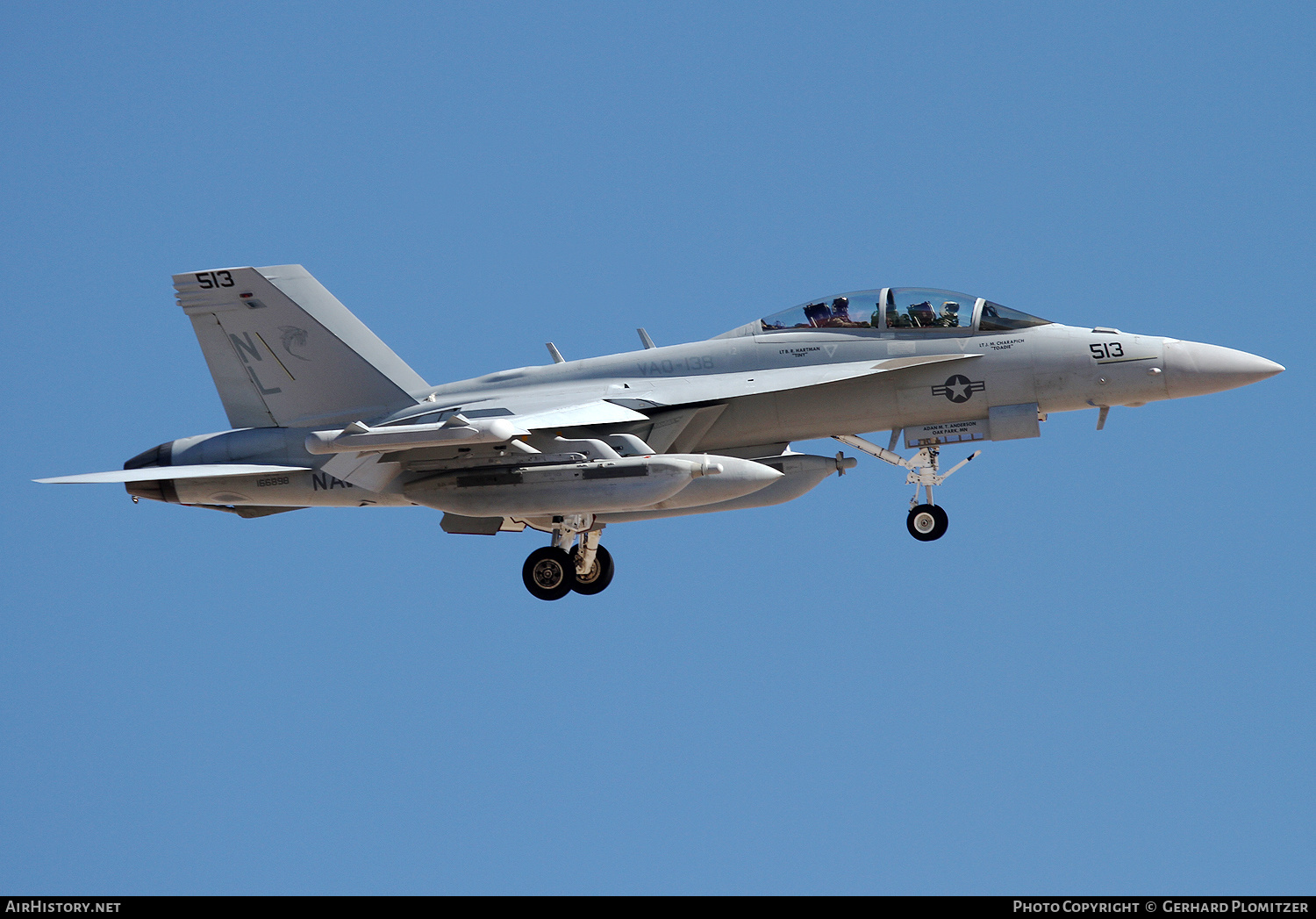 Aircraft Photo of 166898 | Boeing EA-18G Growler | USA - Navy | AirHistory.net #481559
