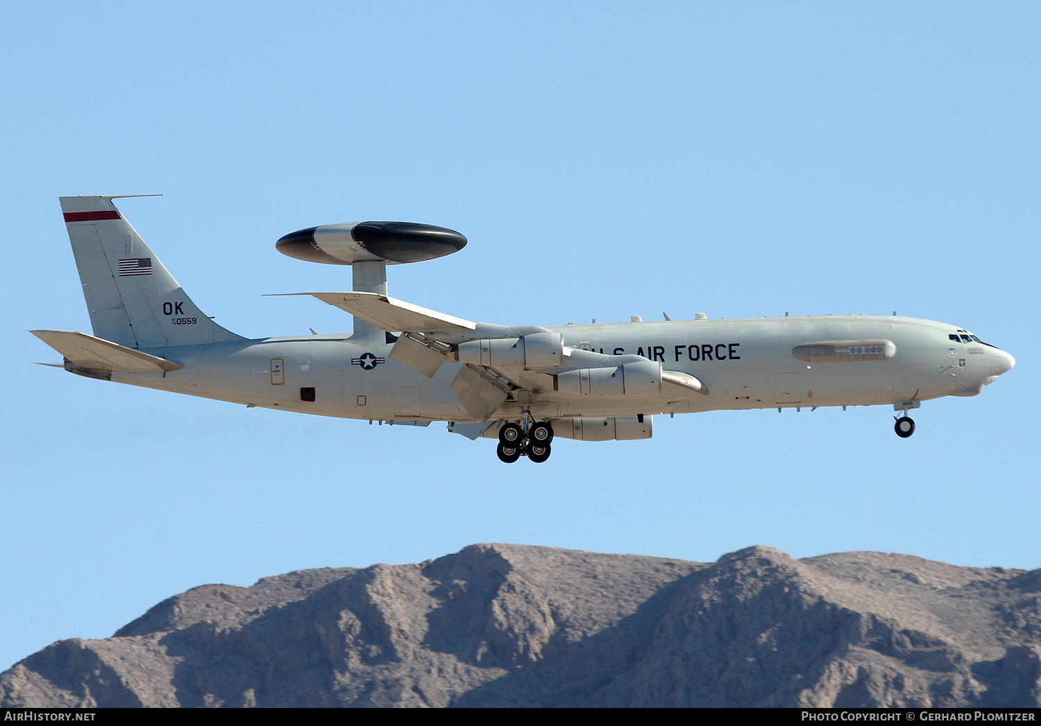 Aircraft Photo of 75-0559 / AF75-0559 | Boeing E-3B Sentry | USA - Air Force | AirHistory.net #481561