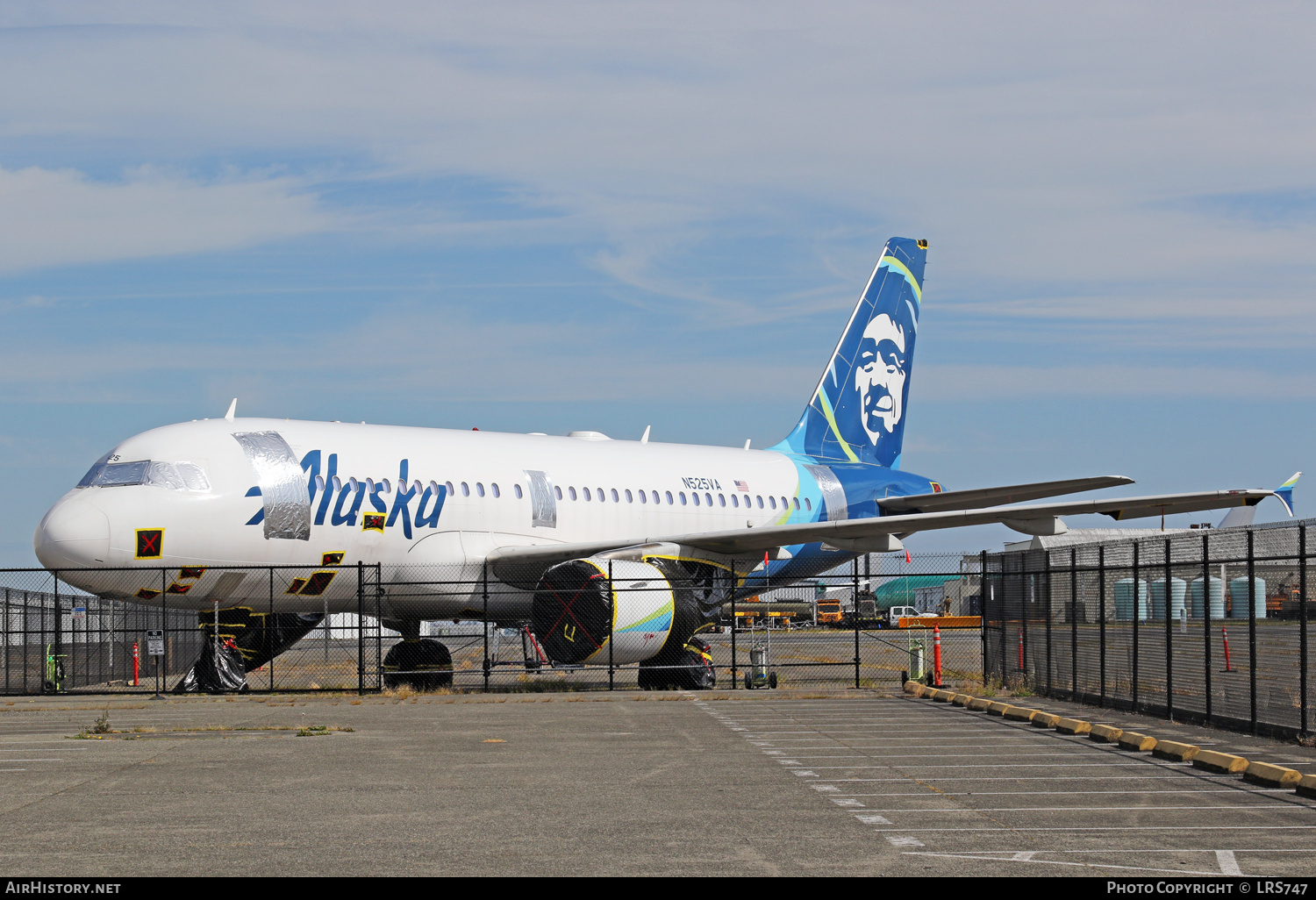 Aircraft Photo of N525VA | Airbus A319-112 | Alaska Airlines | AirHistory.net #481569