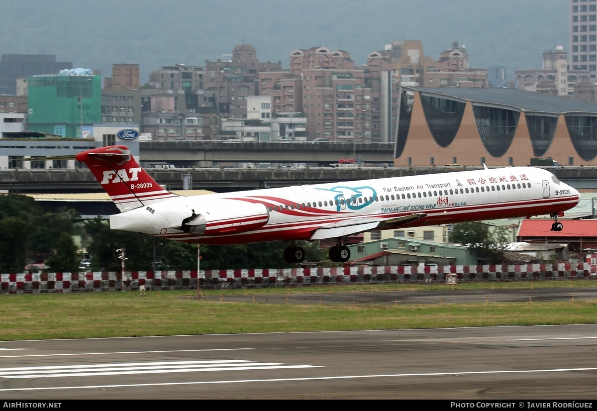 Aircraft Photo of B-28035 | McDonnell Douglas MD-82 (DC-9-82) | Far Eastern Air Transport - FAT | AirHistory.net #481580