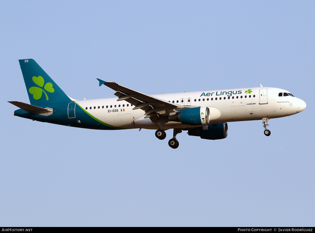 Aircraft Photo of EI-EDS | Airbus A320-214 | Aer Lingus | AirHistory.net #481589