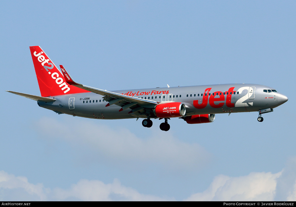 Aircraft Photo of G-JZBN | Boeing 737-800 | Jet2 | AirHistory.net #481606