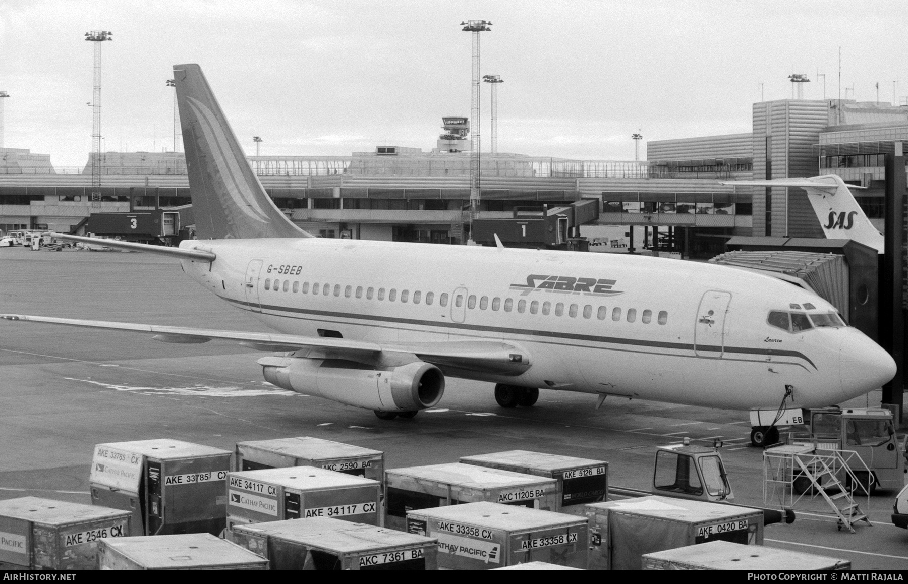 Aircraft Photo of G-SBEB | Boeing 737-204/Adv | Sabre Airways | AirHistory.net #481651