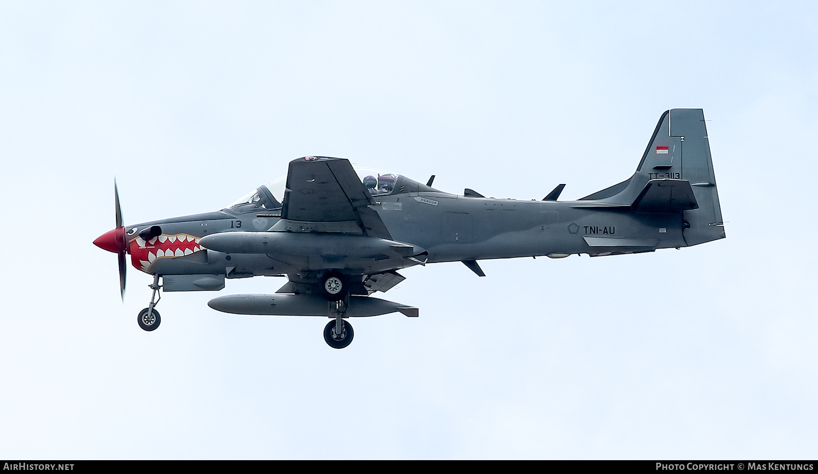 Aircraft Photo of TT-3113 | Embraer EMB-314 Super Tucano | Indonesia - Air Force | AirHistory.net #481698