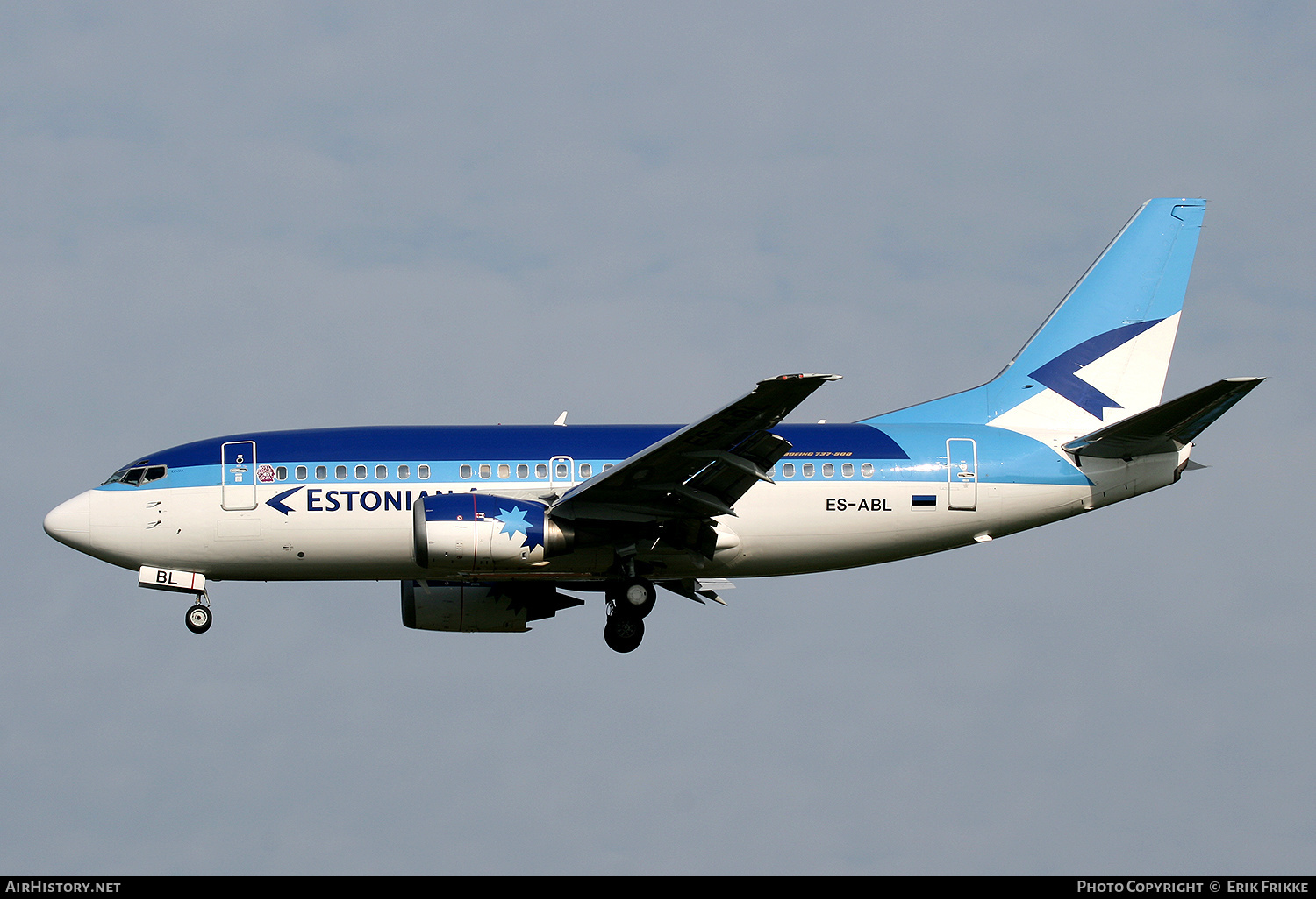 Aircraft Photo of ES-ABL | Boeing 737-5L9 | Estonian Air | AirHistory.net #481719
