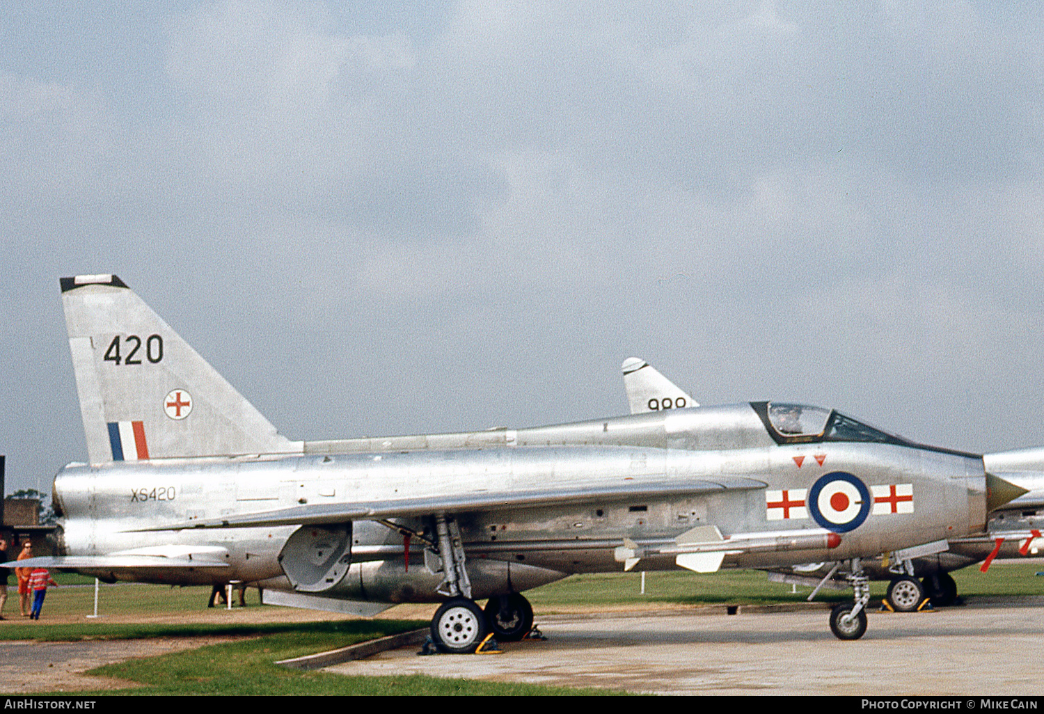 Aircraft Photo of XS420 | English Electric Lightning T5 | UK - Air Force | AirHistory.net #481756