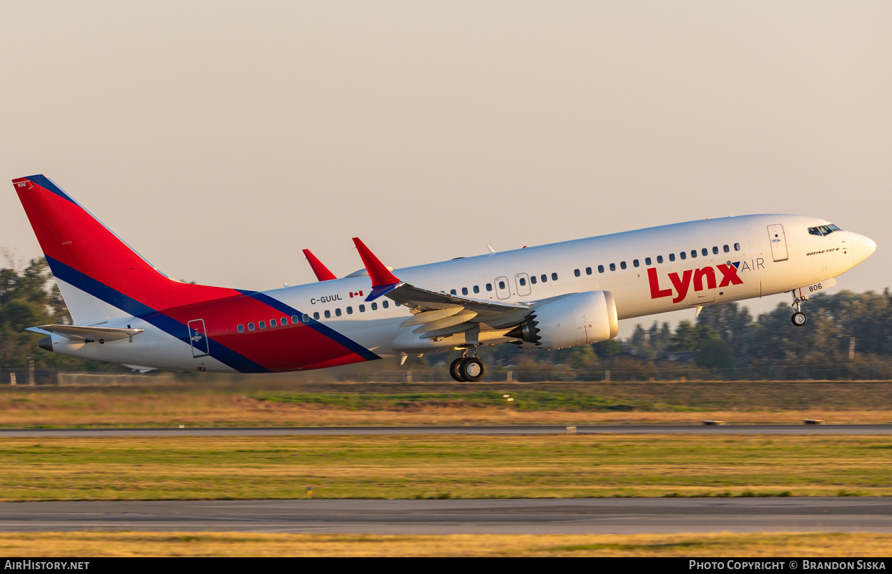 Aircraft Photo of C-GUUL | Boeing 737-8 Max 8 | Lynx Air | AirHistory.net #481833