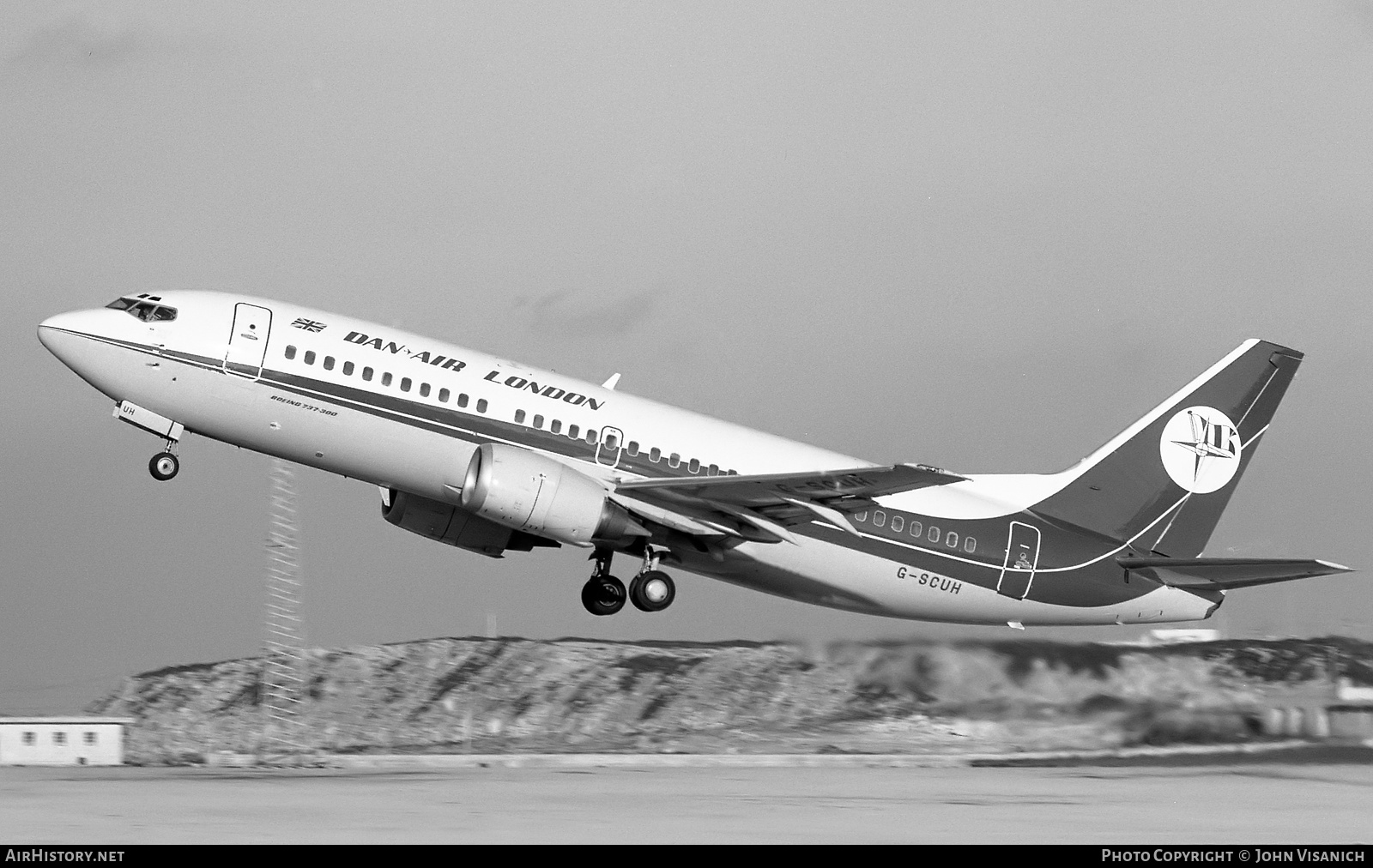 Aircraft Photo of G-SCUH | Boeing 737-3Q8 | Dan-Air London | AirHistory.net #481843