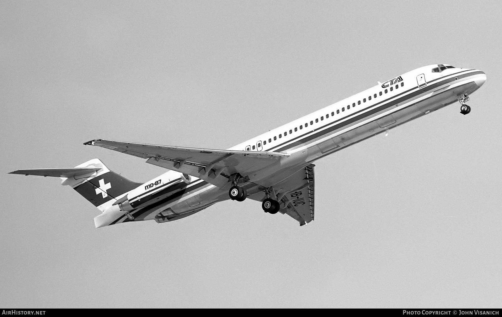Aircraft Photo of HB-IUC | McDonnell Douglas MD-87 (DC-9-87) | CTA - Compagnie de Transport Aérien | AirHistory.net #481857