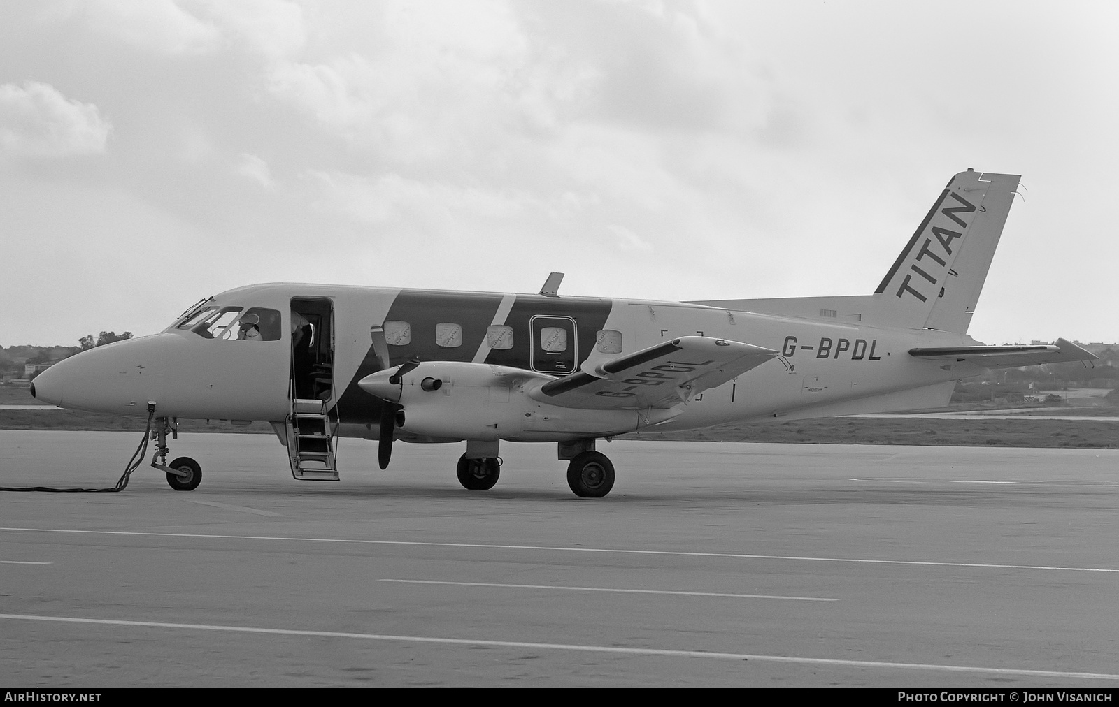 Aircraft Photo of G-BPDL | Embraer EMB-110P1 Bandeirante | Titan Airways | AirHistory.net #481862
