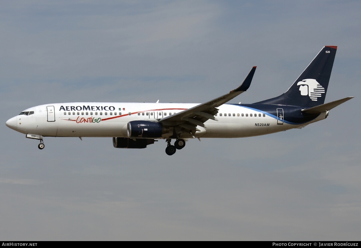 Aircraft Photo of N520AM | Boeing 737-81Q | AeroMéxico | AirHistory.net #481886