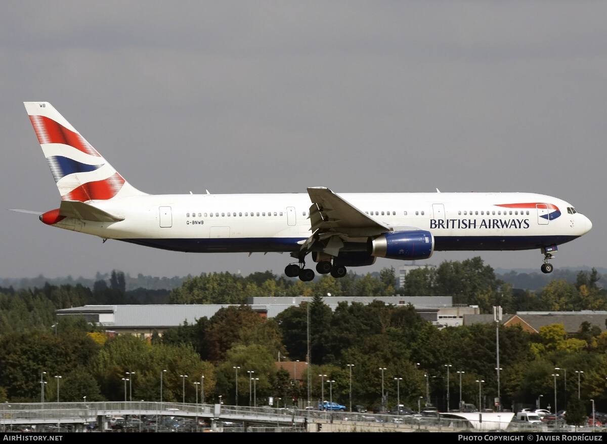 Aircraft Photo of G-BNWB | Boeing 767-336/ER | British Airways | AirHistory.net #481890