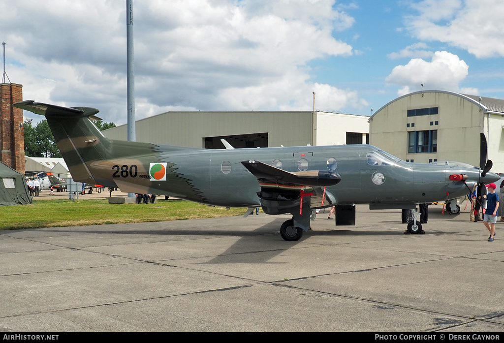 Aircraft Photo of 280 | Pilatus PC-12NG (PC-12/47E) | Ireland - Air Force | AirHistory.net #481965