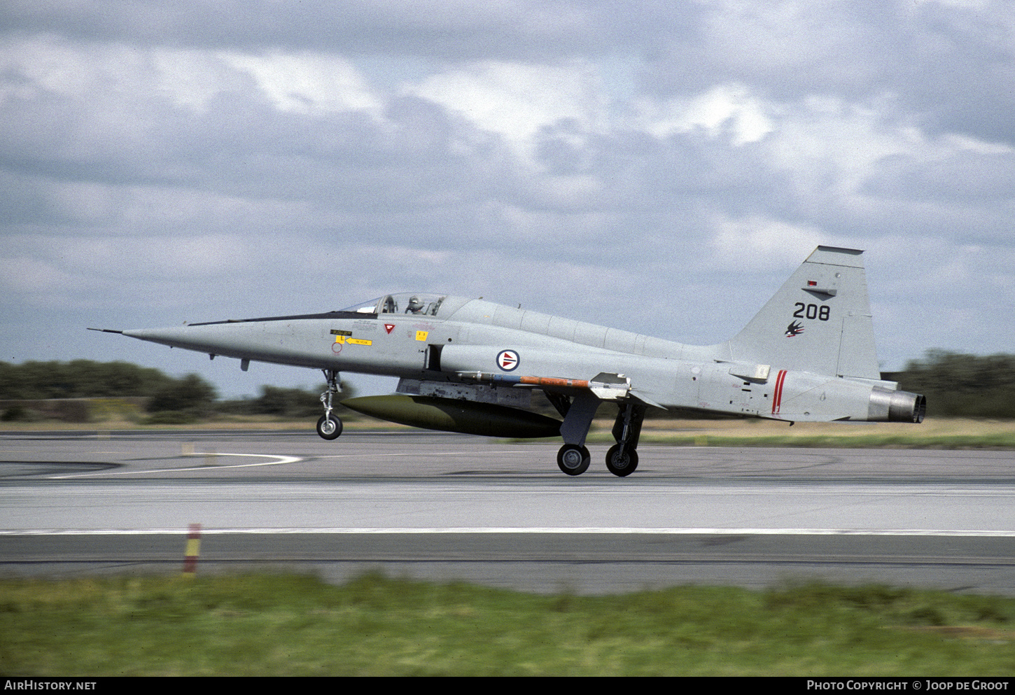 Aircraft Photo of 208 | Northrop F-5A Freedom Fighter | Norway - Air Force | AirHistory.net #482042