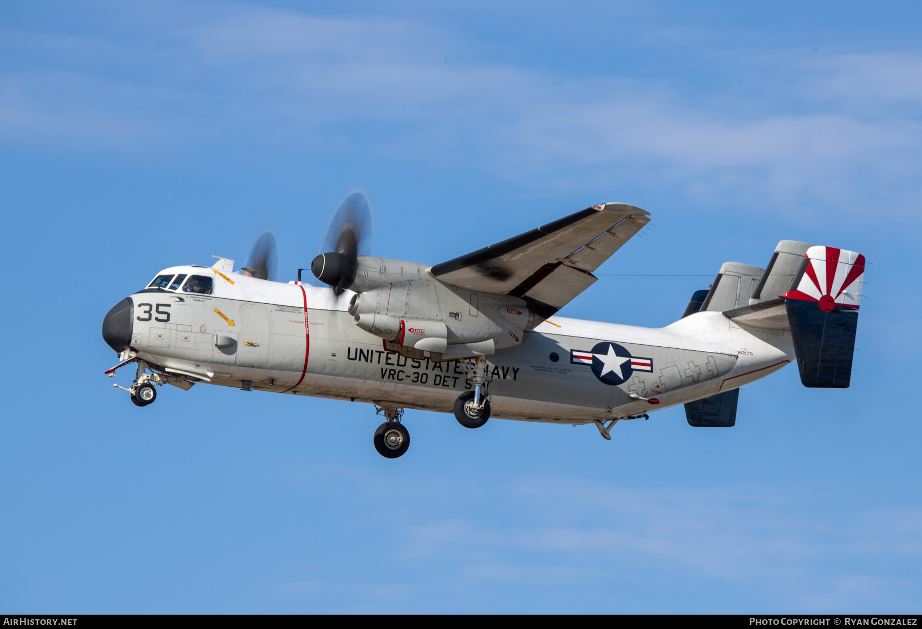 Aircraft Photo of 162170 | Grumman C-2A Greyhound | USA - Navy | AirHistory.net #482049