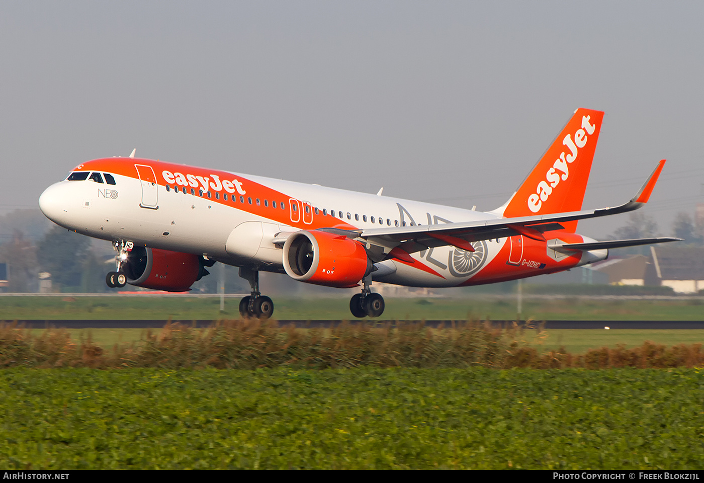 Aircraft Photo of G-UZHC | Airbus A320-251N | EasyJet | AirHistory.net #482052