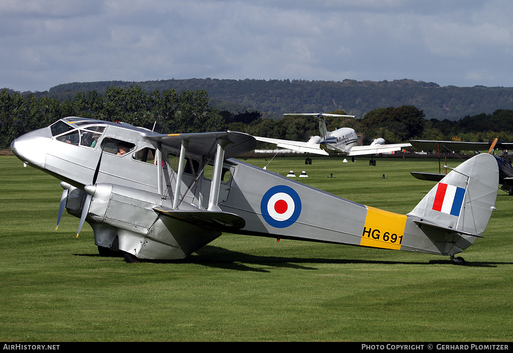 Aircraft Photo of G-AIYR / HG691 | De Havilland D.H. 89A Dragon Rapide | UK - Air Force | AirHistory.net #482061