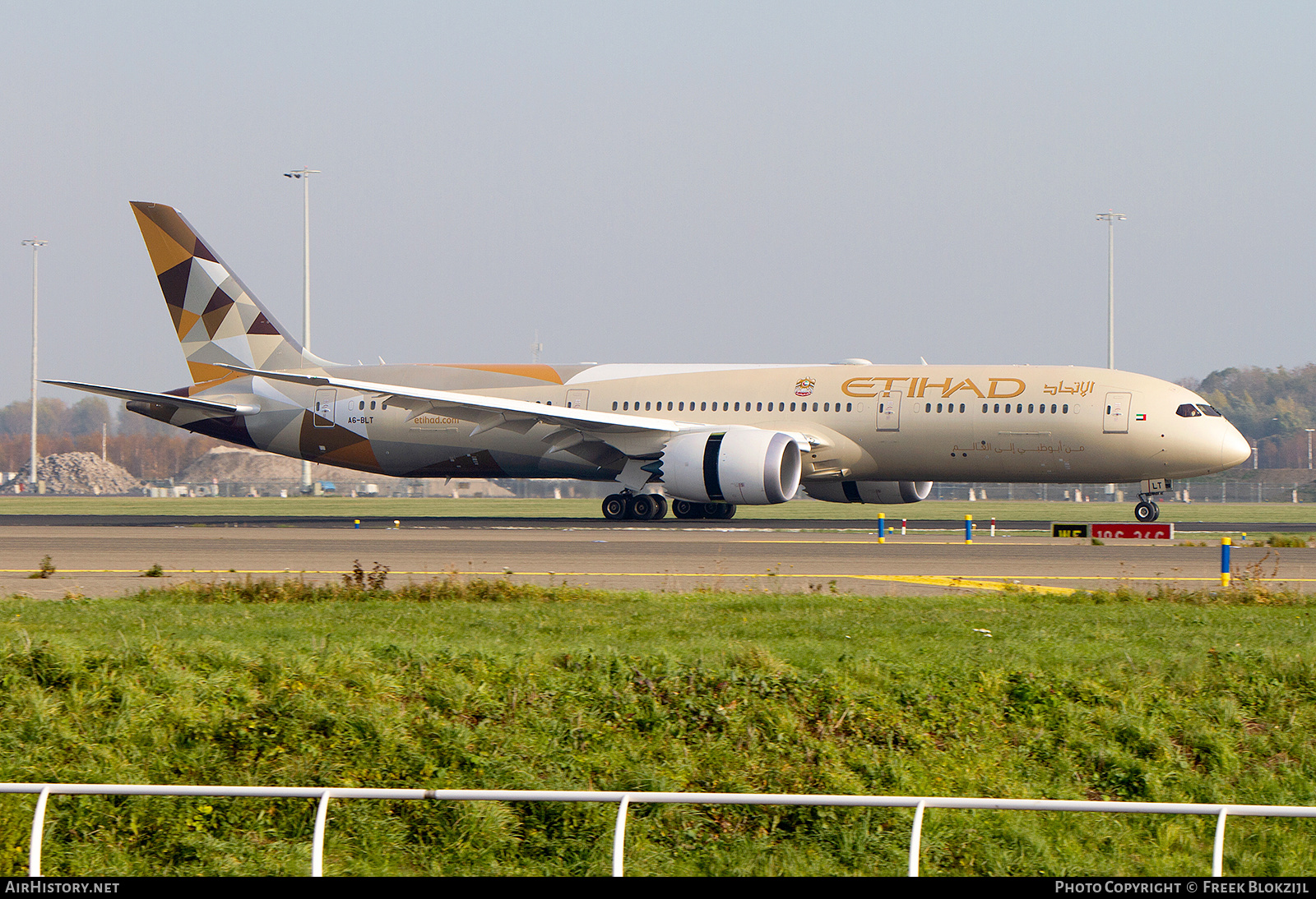 Aircraft Photo of A6-BLT | Boeing 787-9 Dreamliner | Etihad Airways | AirHistory.net #482095