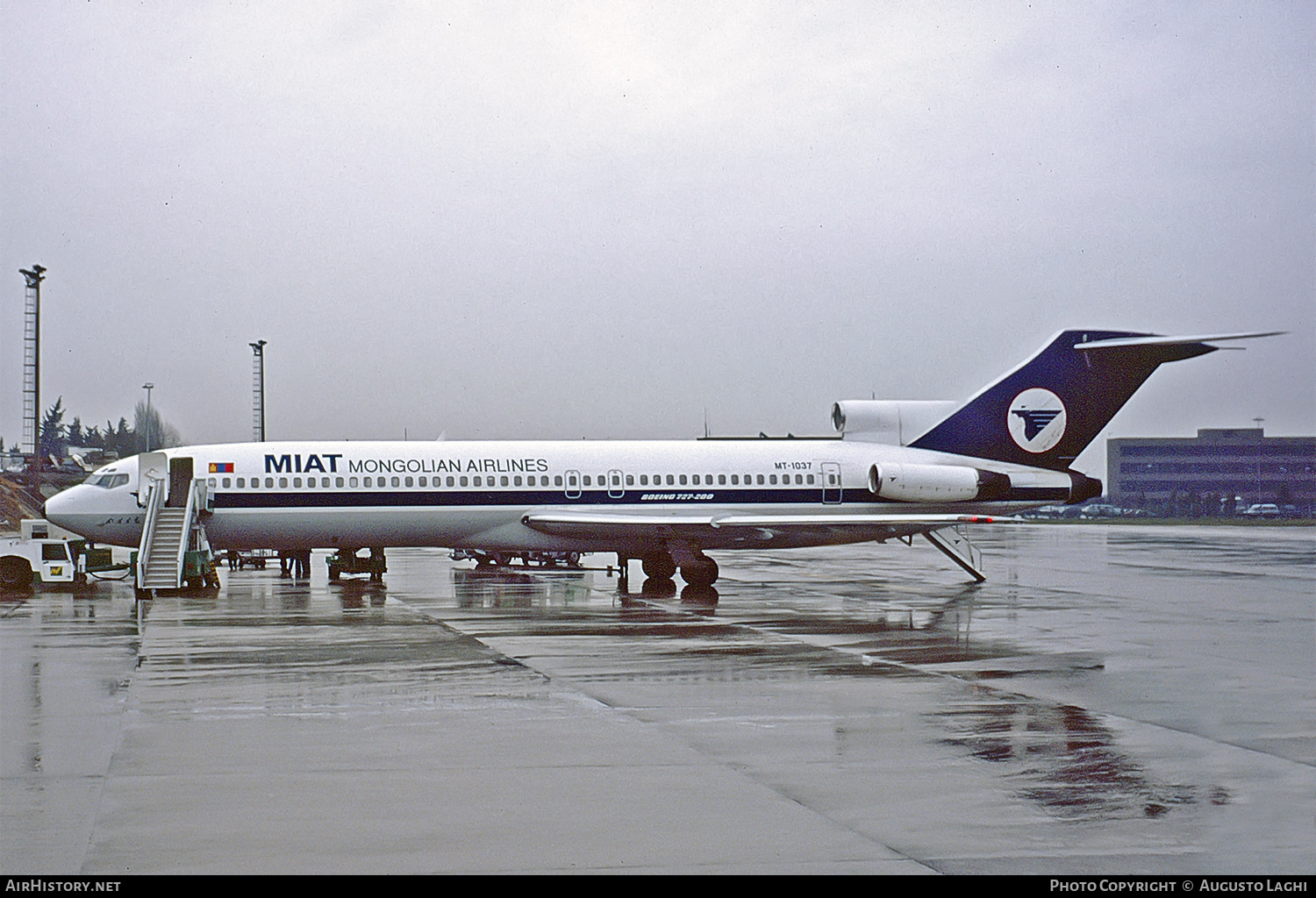 Aircraft Photo of MT-1037 | Boeing 727-281/Adv | MIAT Mongolian Airlines | AirHistory.net #482106