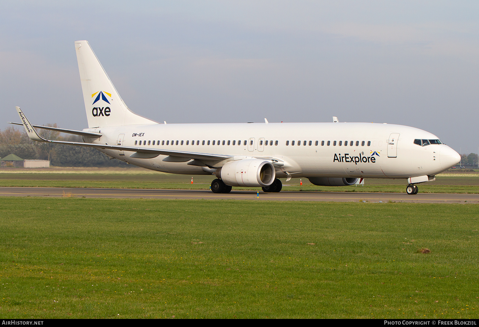 Aircraft Photo of OM-IEX | Boeing 737-8BK | AirExplore - Axe | AirHistory.net #482119