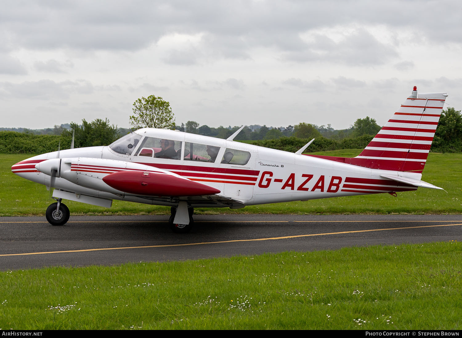 Aircraft Photo of G-AZAB | Piper PA-30-160 Turbo Twin Comanche | AirHistory.net #482128