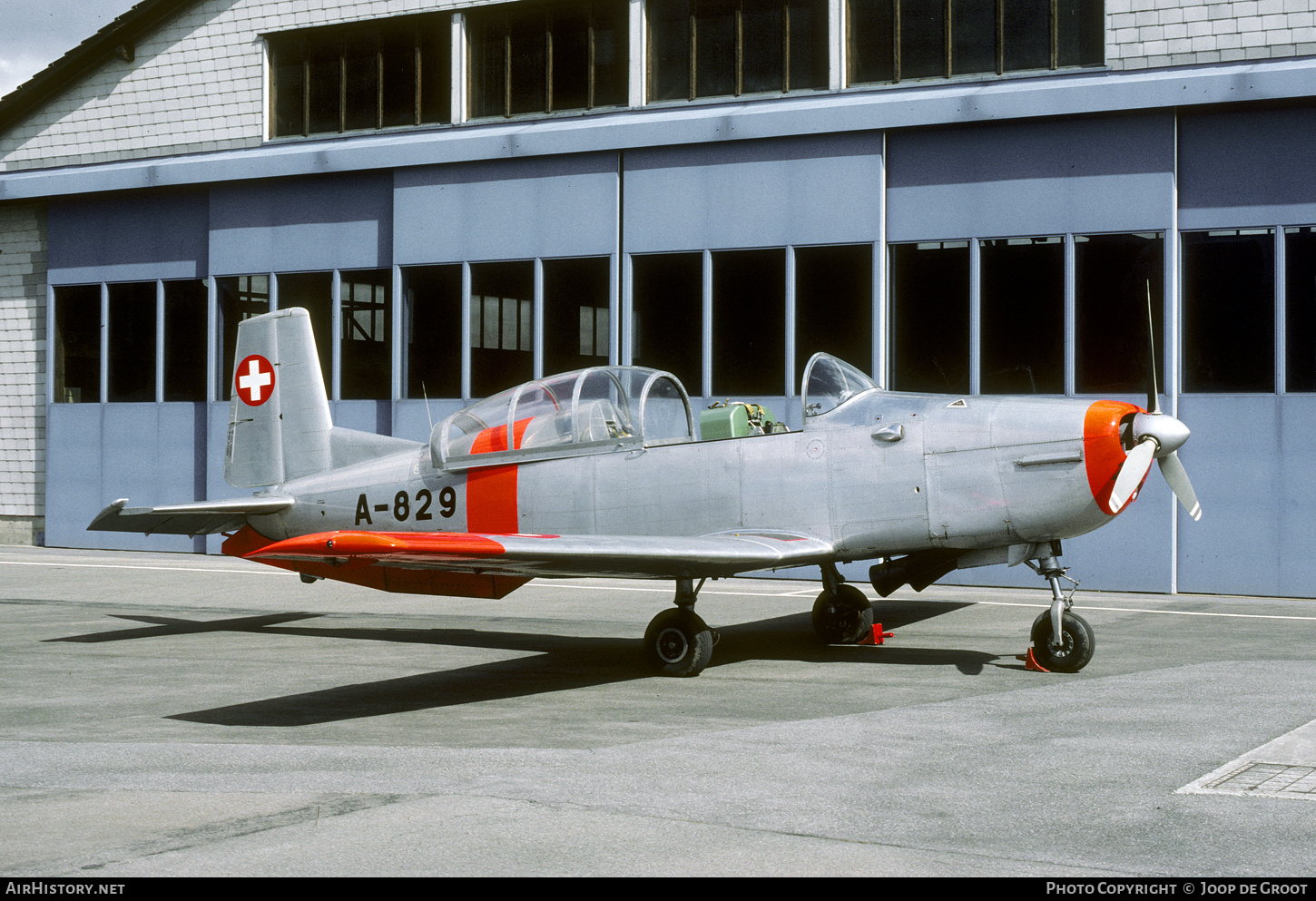 Aircraft Photo of A-829 | Pilatus P-3-05 | Switzerland - Air Force | AirHistory.net #482165