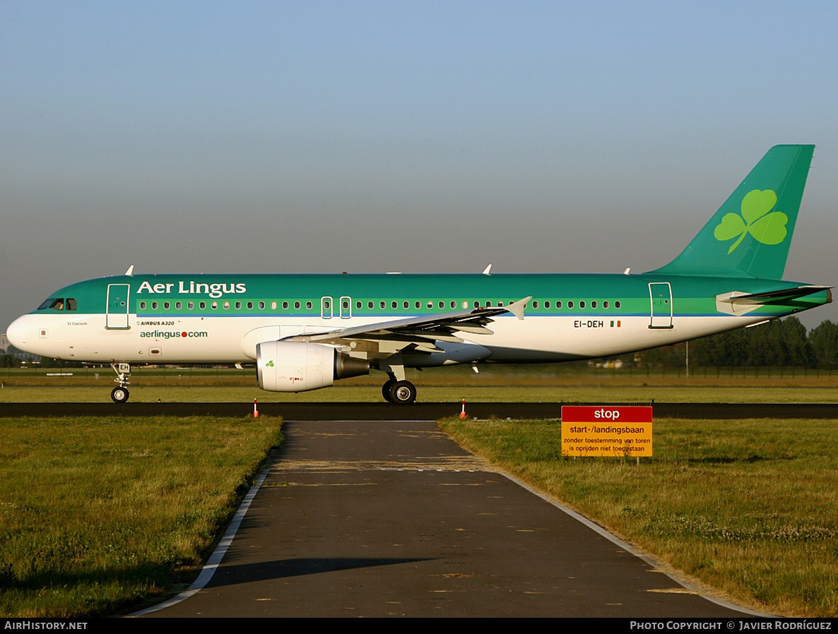Aircraft Photo of EI-DEH | Airbus A320-214 | Aer Lingus | AirHistory.net #482168