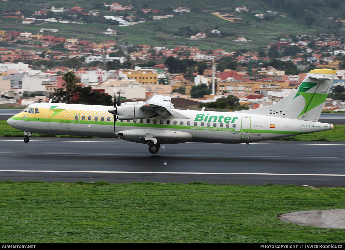 Aircraft Photo of EC-IPJ | ATR ATR-72-202 | Binter Canarias | AirHistory.net #482187