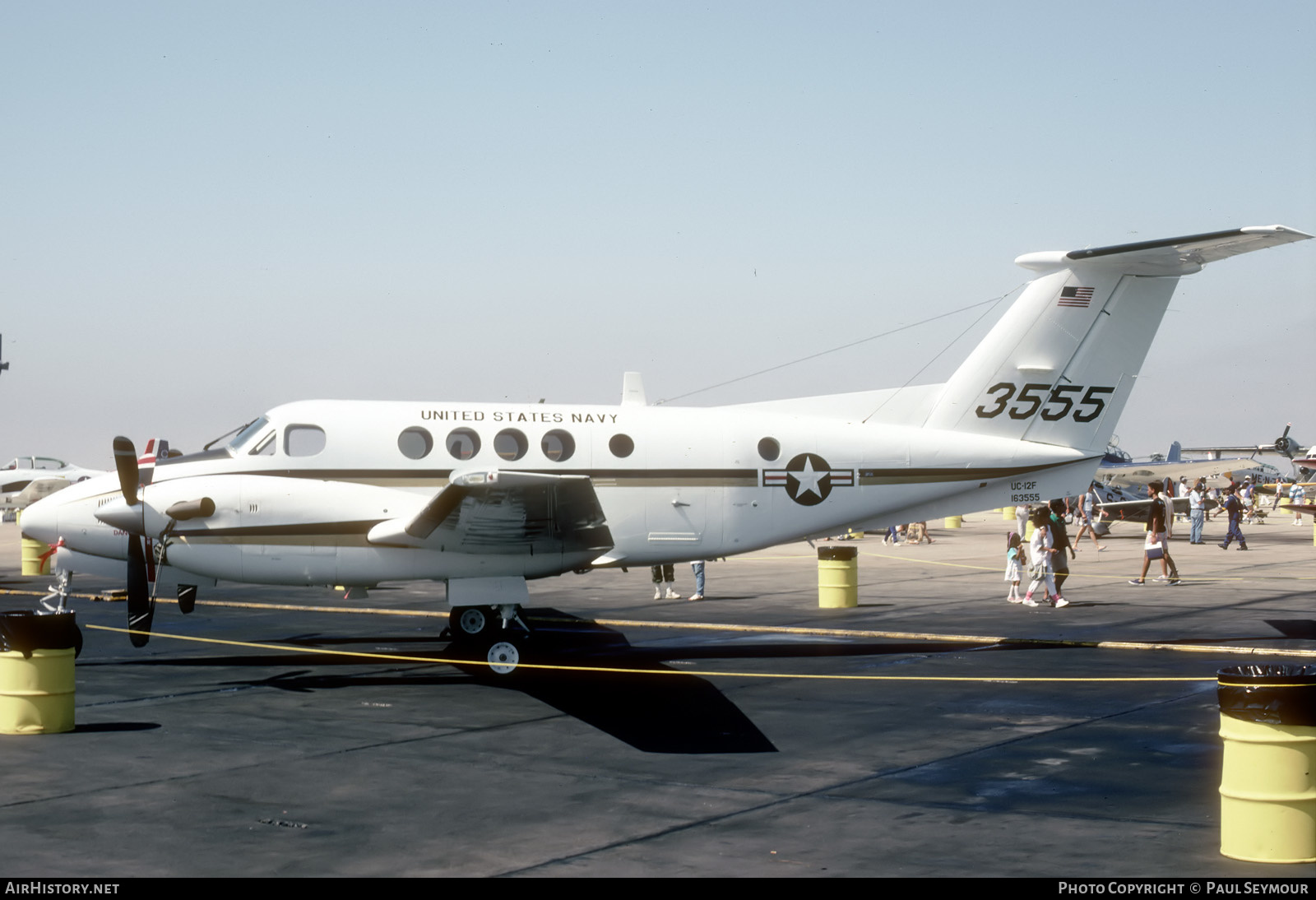 Aircraft Photo of 163555 / 3555 | Beech UC-12F Super King Air (B200C) | USA - Navy | AirHistory.net #482249