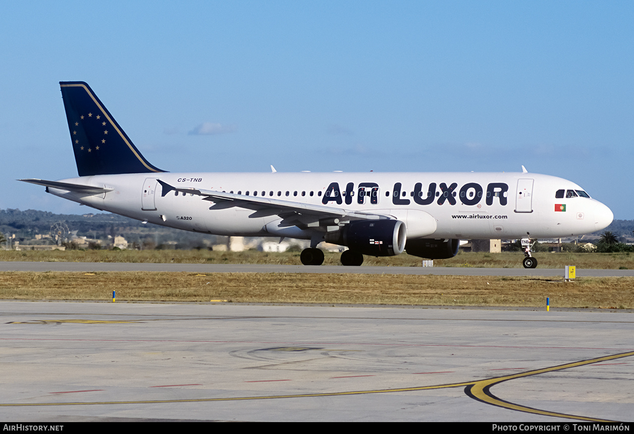 Aircraft Photo of CS-TNB | Airbus A320-211 | Air Luxor | AirHistory.net #482252