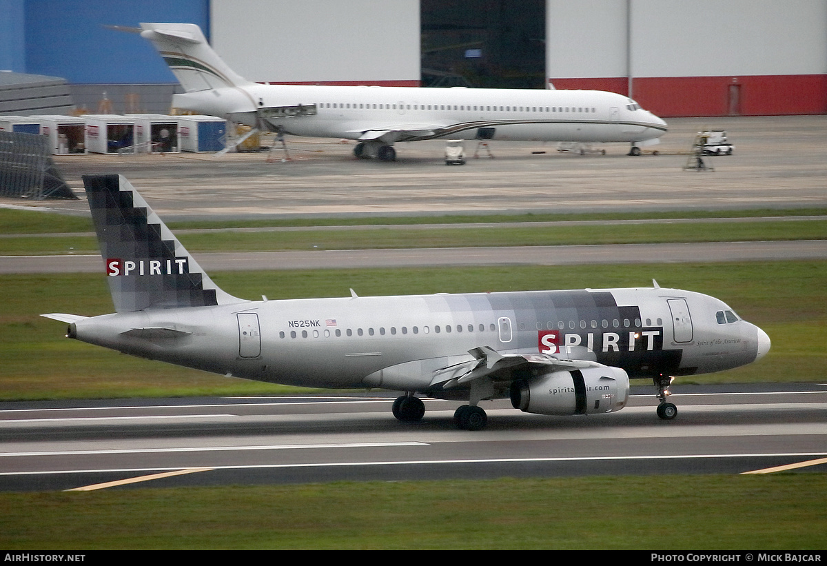 Aircraft Photo of N525NK | Airbus A319-132 | Spirit Airlines | AirHistory.net #482296