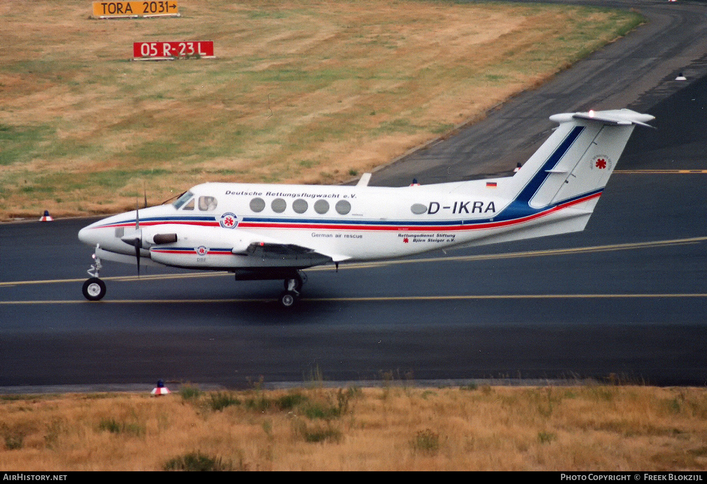 Aircraft Photo of D-IKRA | Beechcraft B200 King Air | Deutsche Rettungsflugwacht - German Air Rescue | AirHistory.net #482306