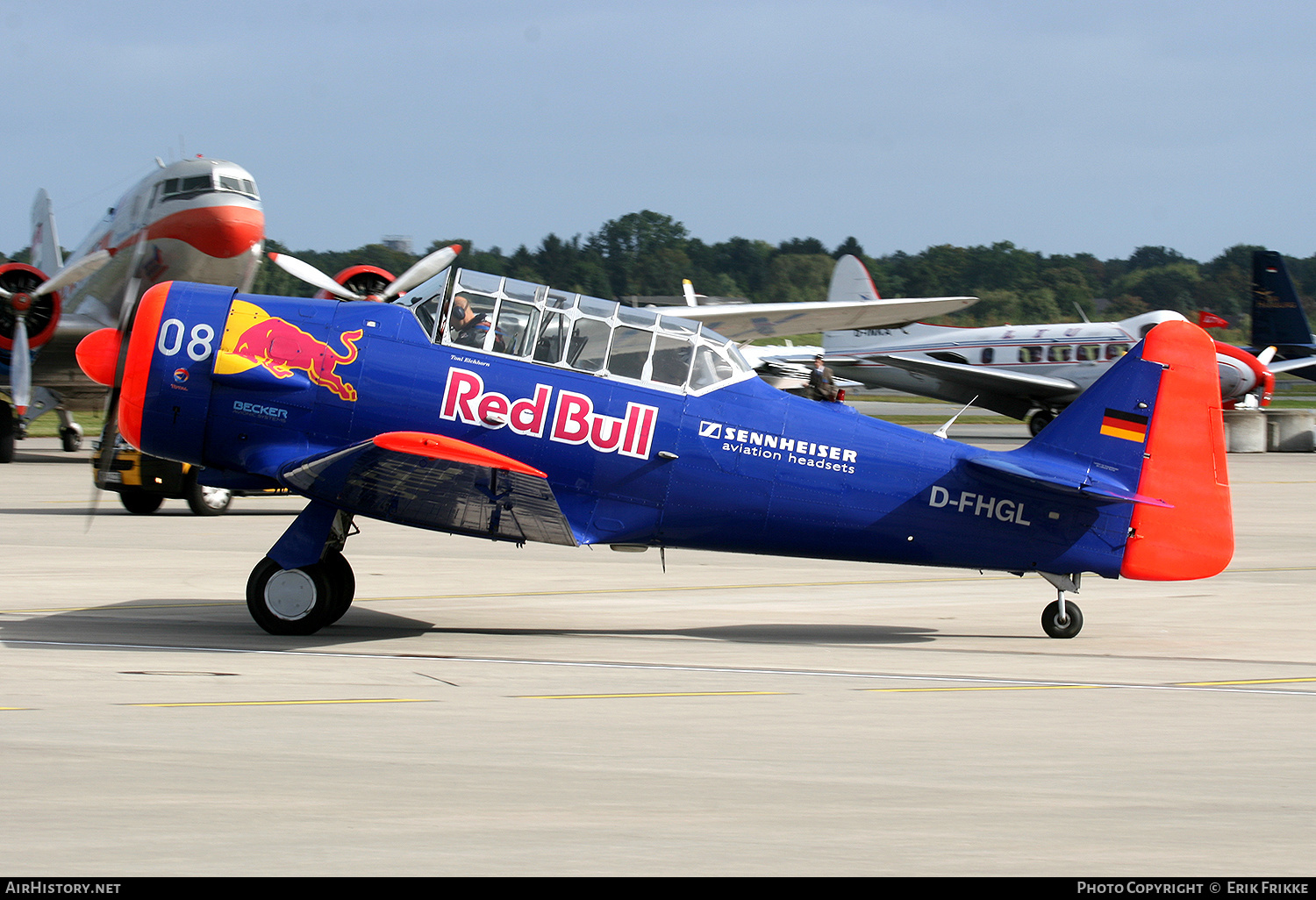 Aircraft Photo of D-FHGL | North American SNJ-4 Texan | Red Bull | AirHistory.net #482340