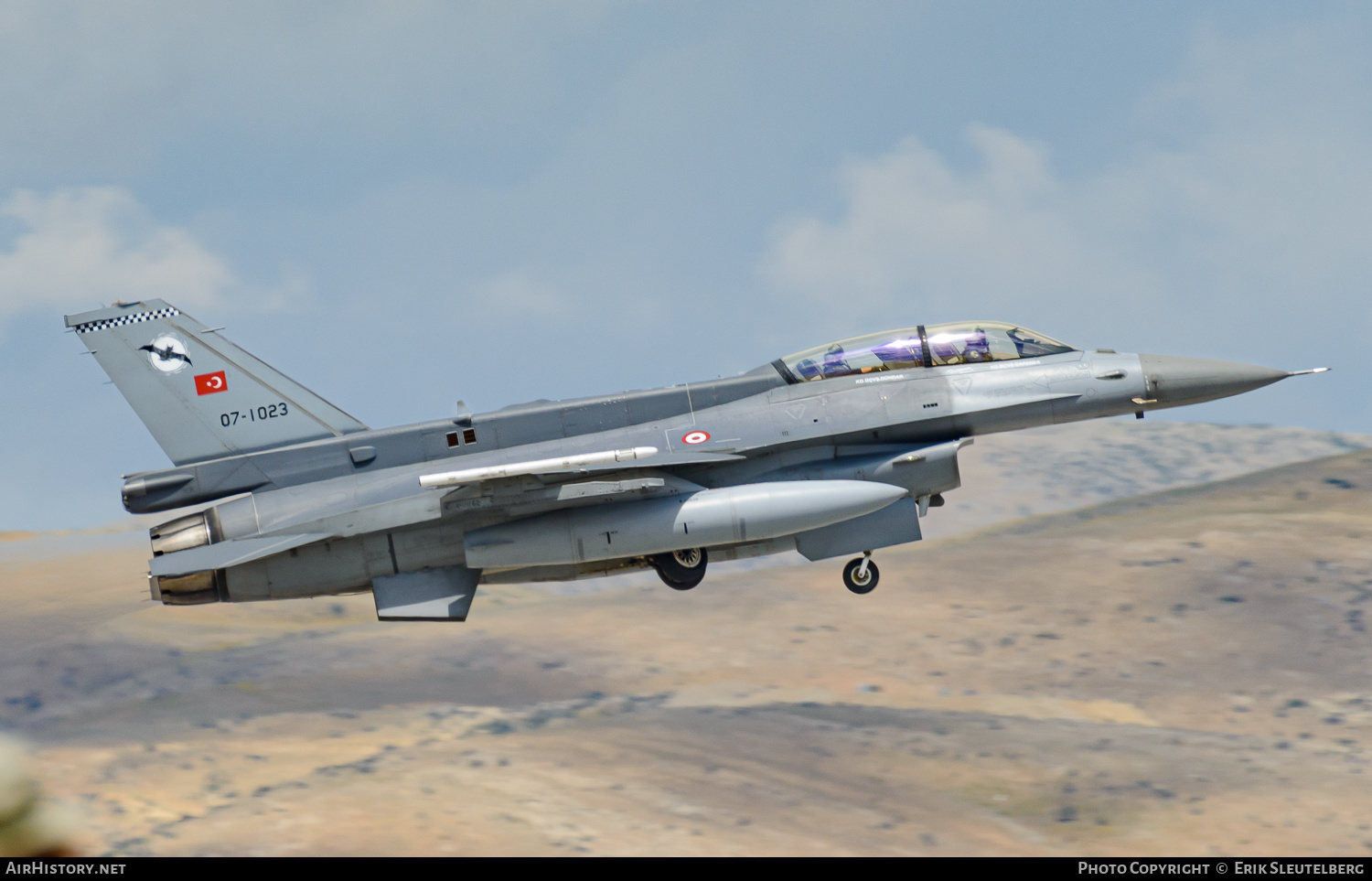 Aircraft Photo of 07-1023 | Lockheed Martin F-16D Fighting Falcon | Turkey - Air Force | AirHistory.net #482348