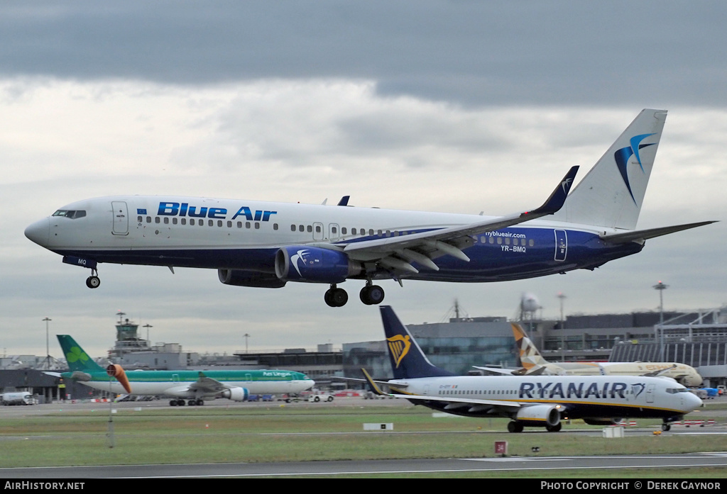 Aircraft Photo of YR-BMQ | Boeing 737-8FH | Blue Air | AirHistory.net #482359