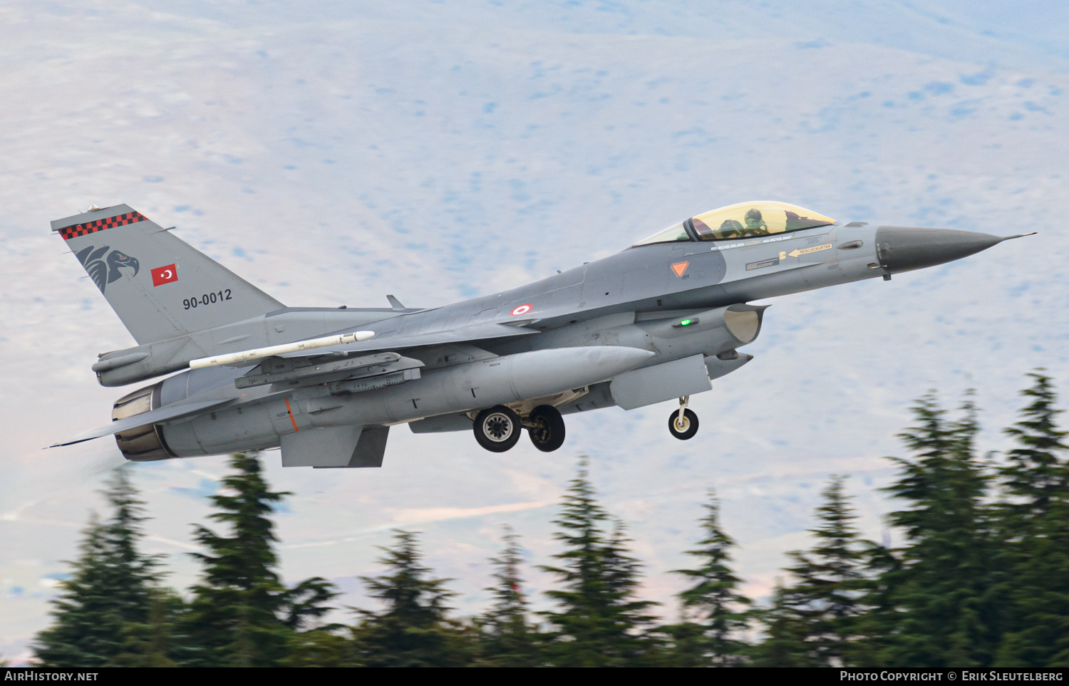 Aircraft Photo of 90-0012 | General Dynamics F-16CG Fighting Falcon | Turkey - Air Force | AirHistory.net #482383