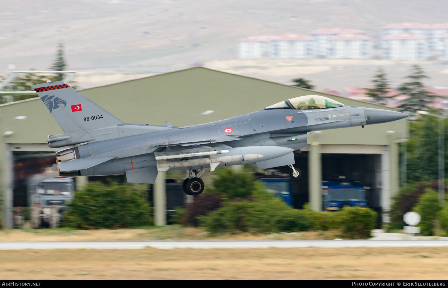 Aircraft Photo of 88-0034 | General Dynamics F-16CG Fighting Falcon | Turkey - Air Force | AirHistory.net #482403