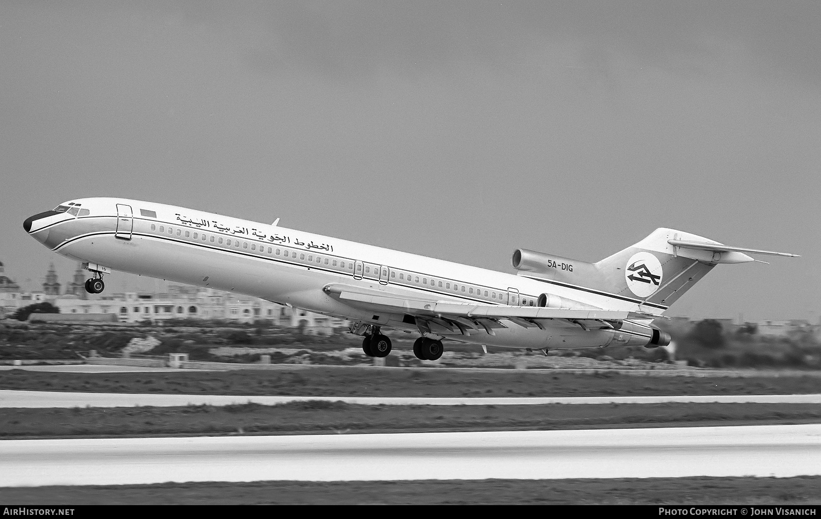Aircraft Photo of 5A-DIG | Boeing 727-2L5/Adv | Libyan Arab Airlines | AirHistory.net #482440
