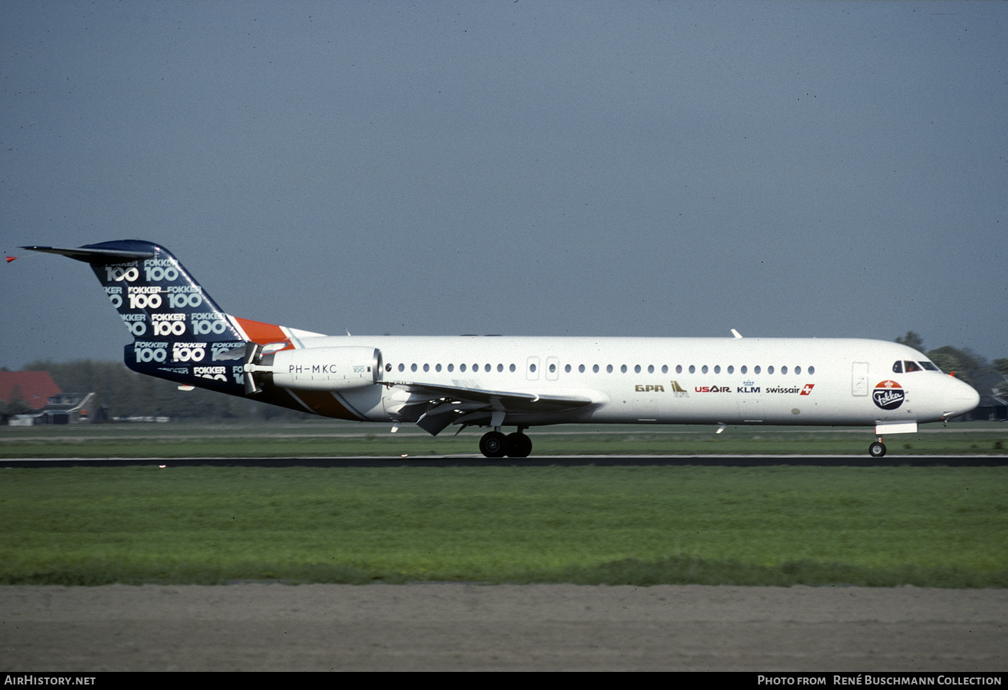 Aircraft Photo of PH-MKC | Fokker 100 (F28-0100) | Fokker | AirHistory.net #482453