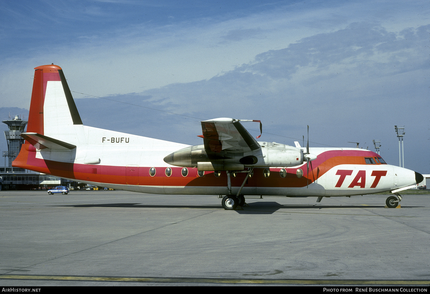 Aircraft Photo of F-BUFU | Fokker F27-200 Friendship | TAT - Touraine Air Transport | AirHistory.net #482458