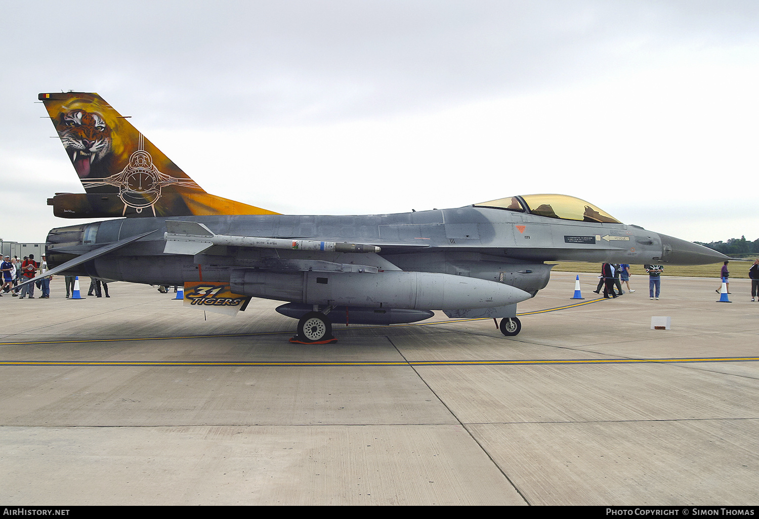 Aircraft Photo of FA-93 | General Dynamics F-16AM Fighting Falcon | Belgium - Air Force | AirHistory.net #482473