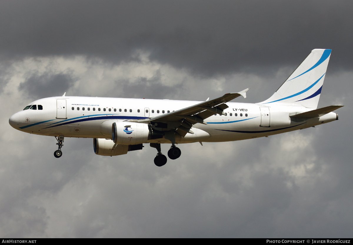 Aircraft Photo of LY-VEU | Airbus A319-112 | Avion Excellence | AirHistory.net #482477