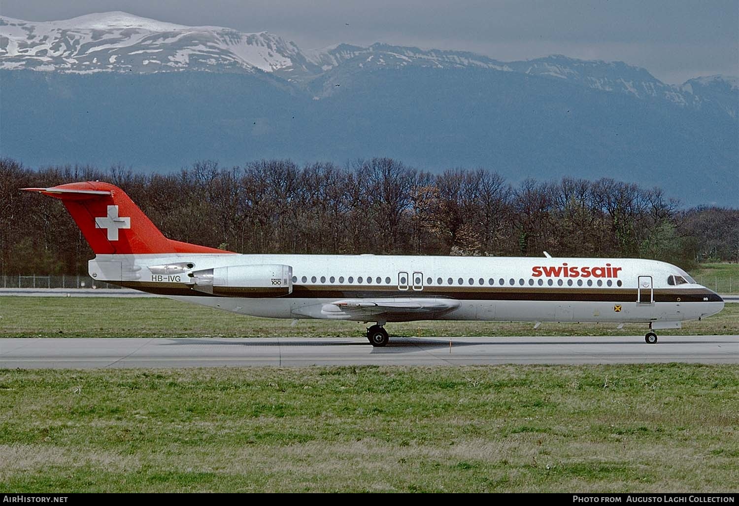 Aircraft Photo of HB-IVG | Fokker 100 (F28-0100) | Swissair | AirHistory.net #482479
