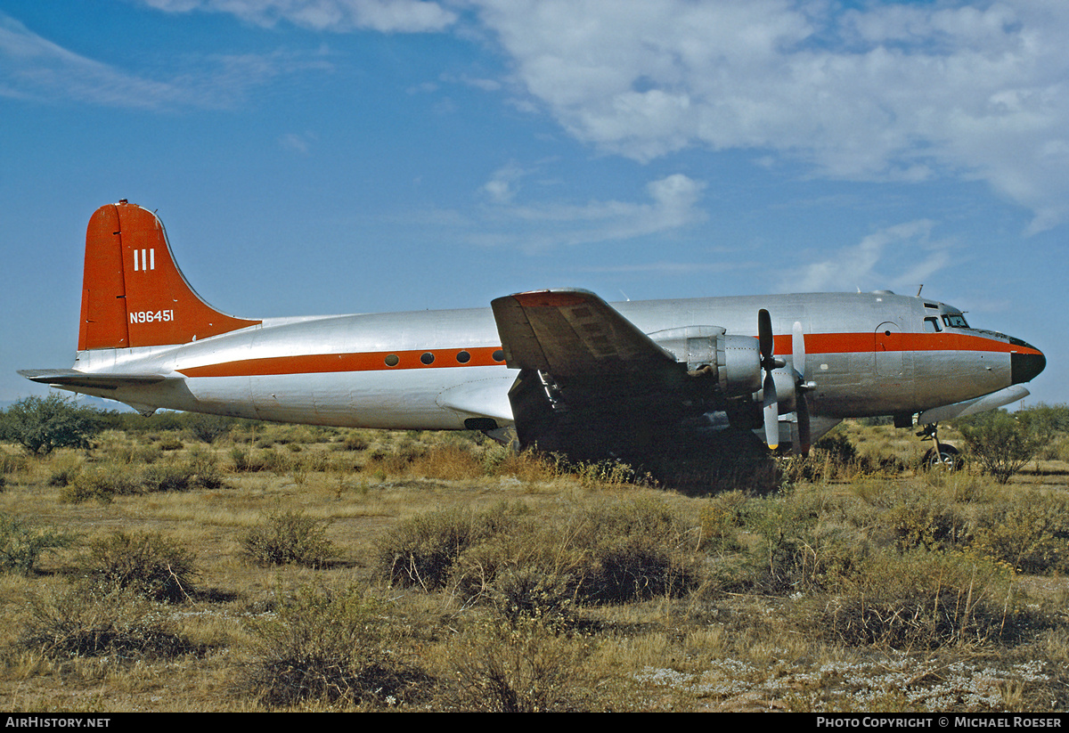 Aircraft Photo of N96451 | Douglas C-54S/AT Skymaster | AirHistory.net #482519