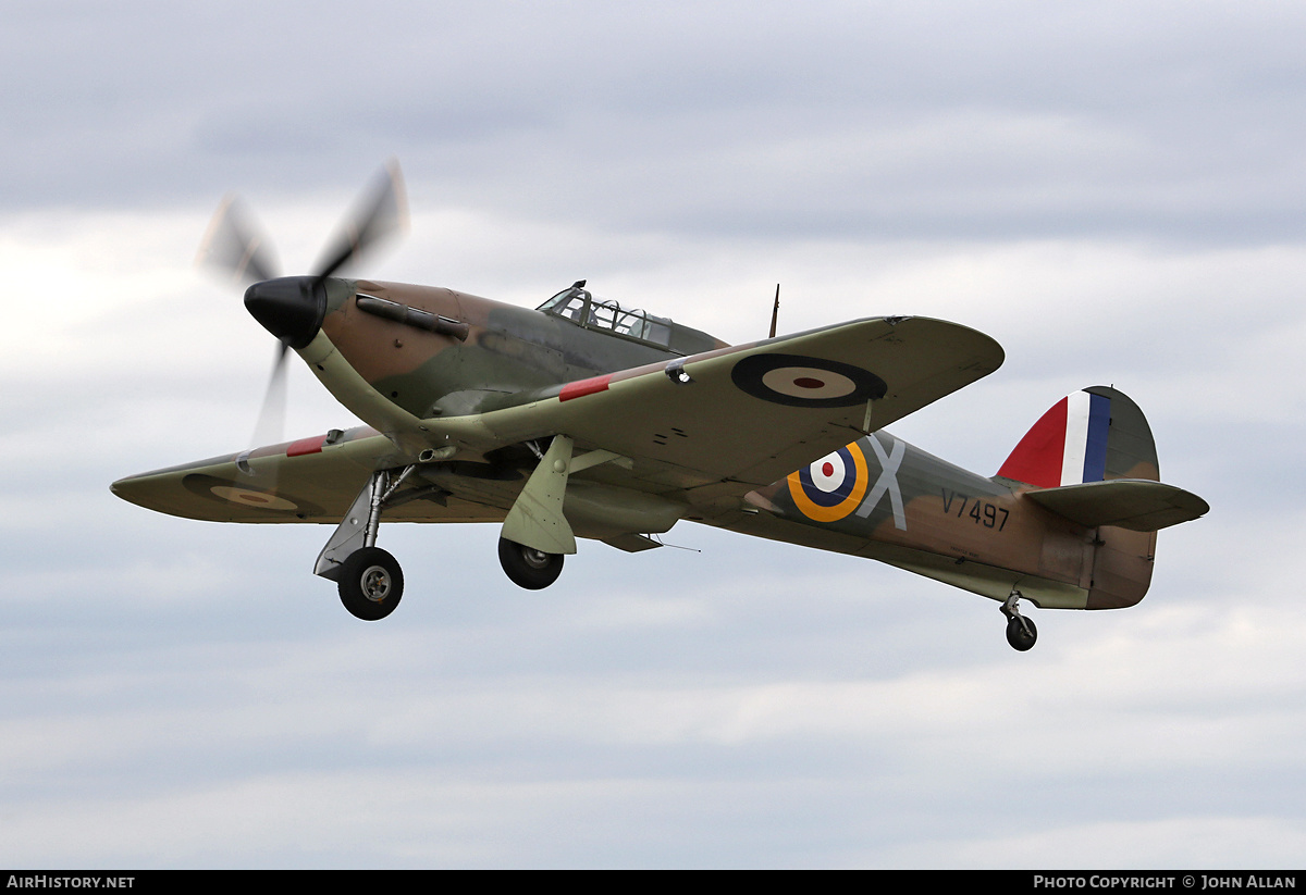Aircraft Photo of G-HRLI / V7497 | Hawker Hurricane Mk1 | UK - Air Force | AirHistory.net #482532