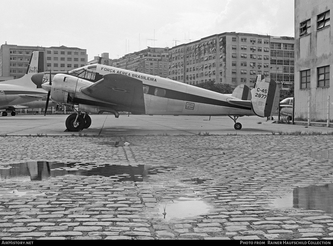 Aircraft Photo of 2877 | Beech E18S | Brazil - Air Force | AirHistory.net #482548