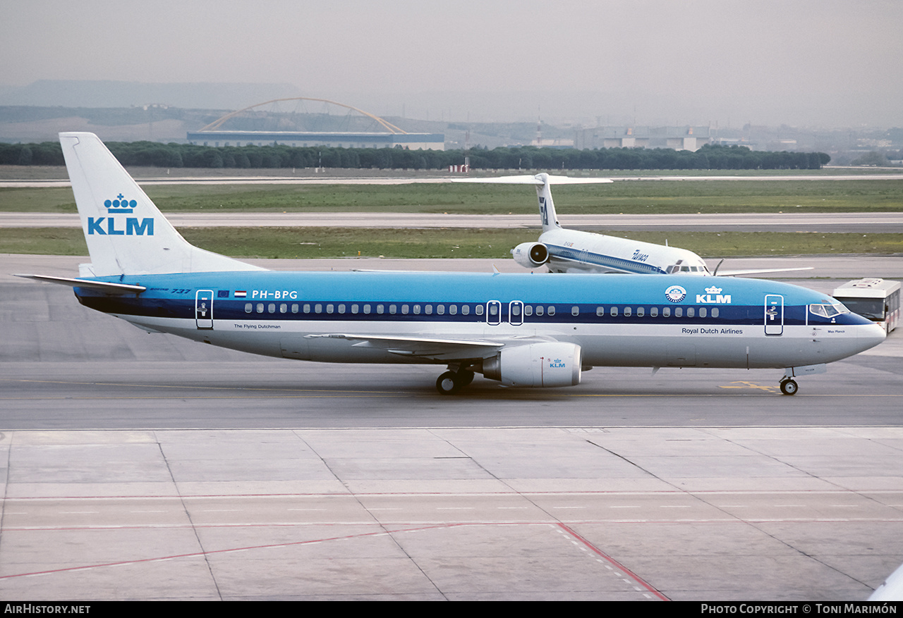 Aircraft Photo of PH-BPG | Boeing 737-4Y0 | KLM - Royal Dutch Airlines | AirHistory.net #482561